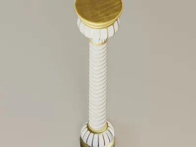  Casino twisted column  3D model