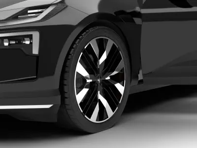 Polestar 4 2024 HQ 3d model  3D model purchase