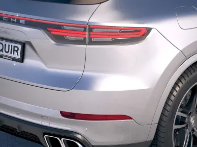 Porsche Cayenne Turbo 2018 3D model