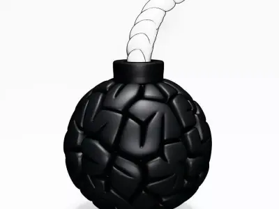 Bomb Brain Style toy 3D print model