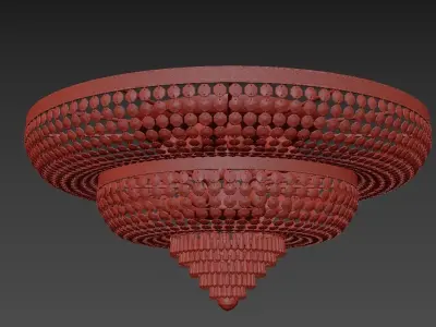  Chandelier Santa E 1 8 100 100 W 3D model