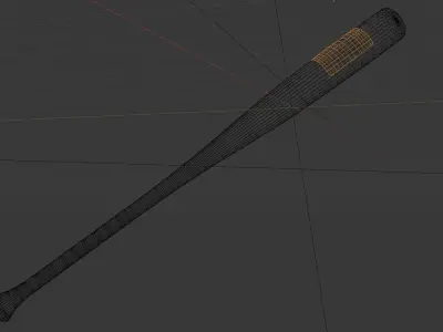 Baseball Bats 3D 3D model