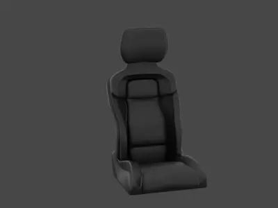 Car seat  3D Model 3D model