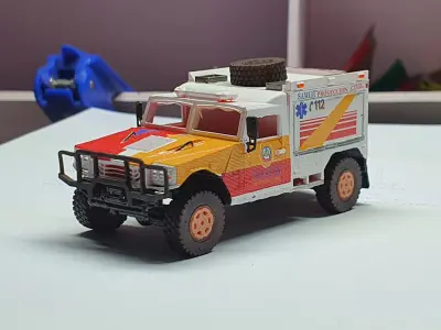 Uro Vamtac S3 Samur in Scale 64 3D print model