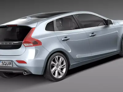Volvo V40 2013 3D model