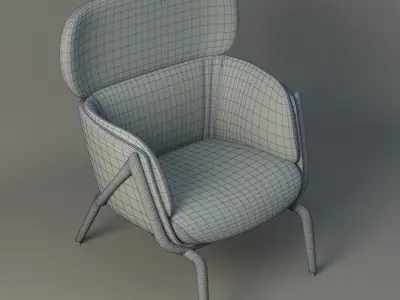  Elysa Chair 3D model