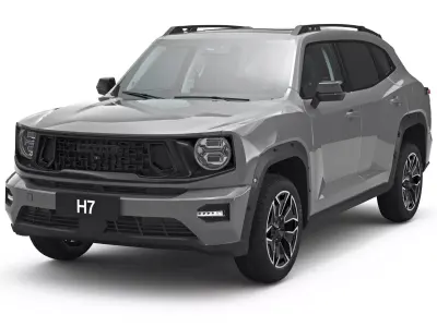 2025 GWM Haval H7 HEV with Interior 3D model