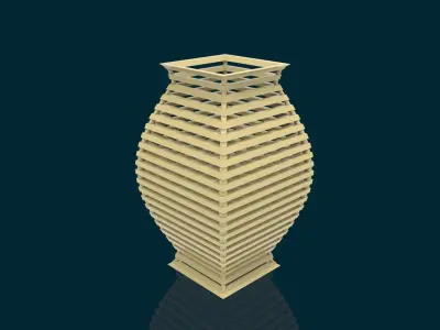 Artistic Lamp C Free 3D print model