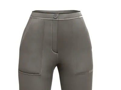 Pants 62 - All MH Bodies - UE5 Skeletons - Rigged Low-poly 3D model