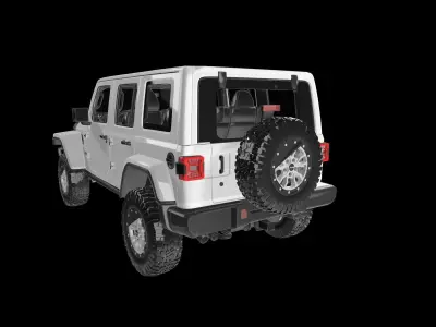 Jeep Wrangler 2021  3D model