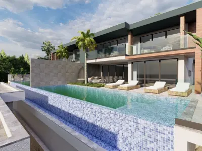 Twin villa ARCHiTECTURAL PROJECT 3D model