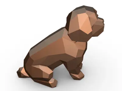 Maltese dog 3D print model
