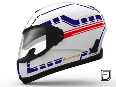 White Helmet H06 3D model