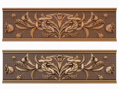 Decor for CNC 3D model