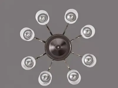 Modern Chandelier 3D model