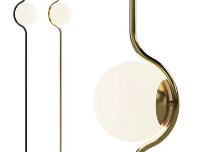 Floor lamp Faro Barcelona Le Vita 3D model