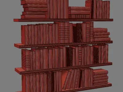 Classic Books 02 3D model