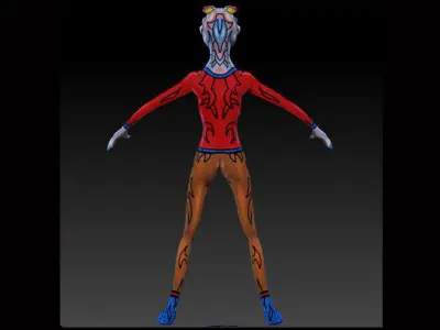 core 1 human figure Free low-poly 3D model