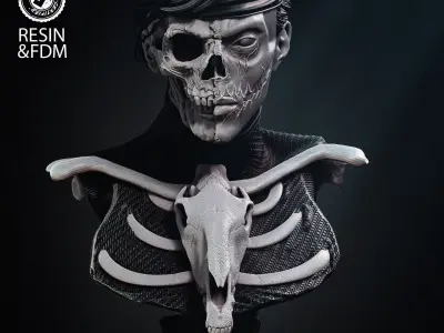 Wicked Marvel Famine Bust Tested for 3D printing 3D print model