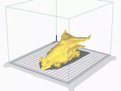 ROCKET LEAGUE AFTERSHOCK 3D print model