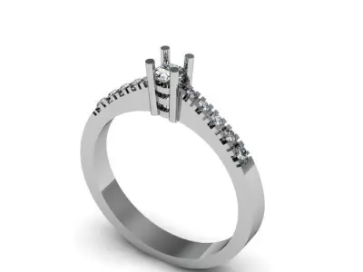 daimond ring 3D print model purchase