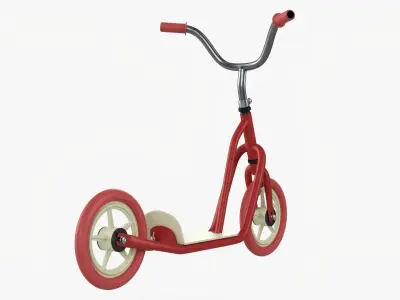 Kick scooter vintage 3D model