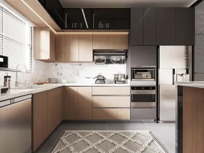 Reception And Kitchen  3D model