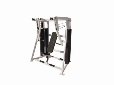 Gym Equipments-gym by Bodysolid-Machine the gym 3D model