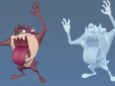 Taz Looney Toon model  3D model