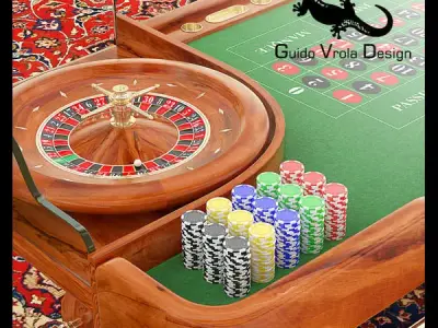 Roulette Table 3D model