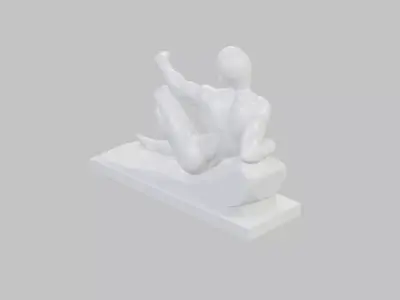 Male Historic Figure Scuplture 3D print model