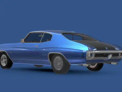 chevrolet Chevelle SS396 Coupe - 1969-1972 3D model
