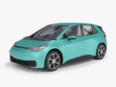 Volkswagen ID3 for Blender 3D model