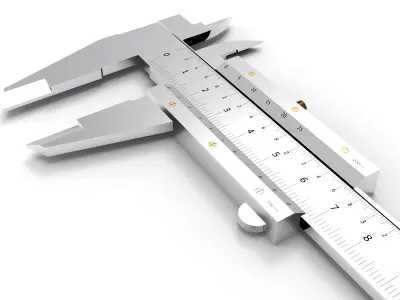 High-Quality Vernier Caliper 3D Model  Precision Measuring Tool 3D model