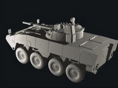 Patria 6x6 armored personal vehicles 3D print model purchase