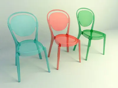 Exclusive High End Luxury Chairs 3D model