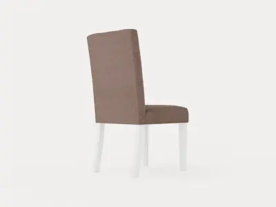 Jenny Dining Chair Gray White Low-poly 3D model
