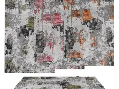 Rugs No 15 Low-poly 3D model