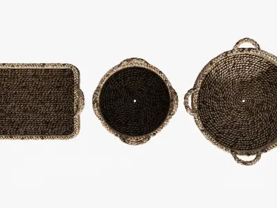 Raga Basket Set 3D model