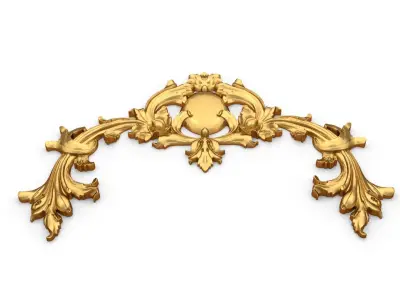 Classic decor ornament 60  3D print model