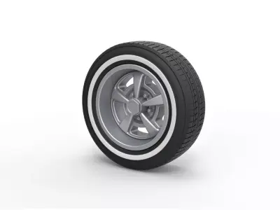 Sport wheel 9 3D print model