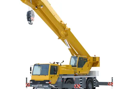 Mobile Crane Liebherr LTM 1040 2 1 3D model
