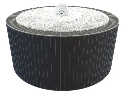 NEW Filigree Light Up Water Feature 3D model