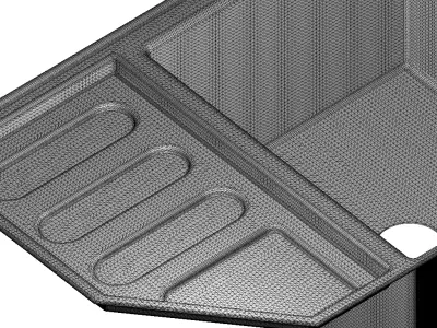 Plastic Stylish Kitchen Sink Toy 3D model