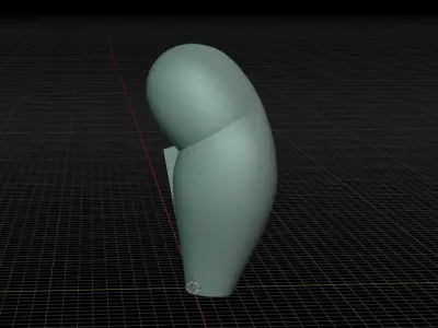 Elegant Minimalist Owl Sculpture  3D Printable Art 170 mm Tall 3D print model