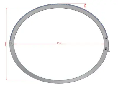 DIAMOND BRACELET 3D print model order