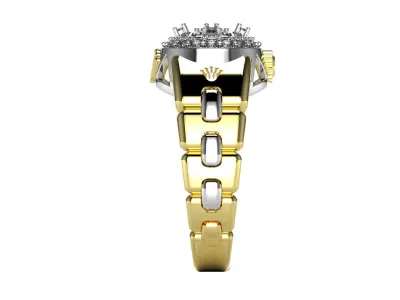 mens diamond ring 3D print model
