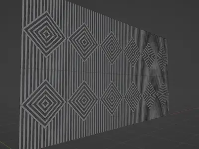 Wall wood seamless set2 V06 3D model
