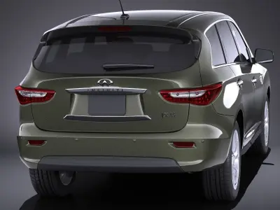 Infiniti JX 2017 VRAY 3D model