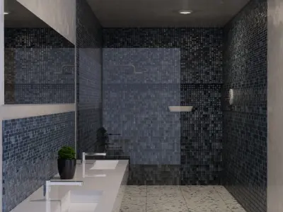 Bath-Interior Visualization 3D model